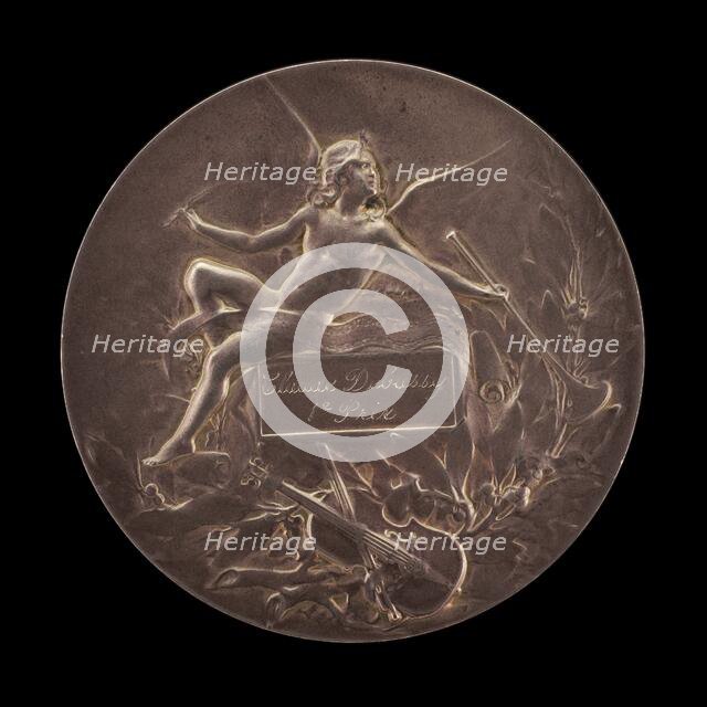 1e Prix: Claude Debussy [reverse], c. 1893. Creator: Marie-Alexandre-Lucien Coudray.