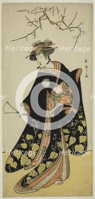 The Actor Segawa Kikunojo III as the Spirit of Joro-gumo (Harlot Spider) Disguised as..., c. 1781. Creator: Shunsho.