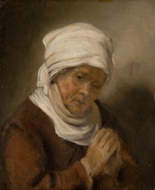 Praying Woman, c1630-1660s. Creator: Rembrandt Harmensz van Rijn.