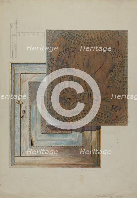 Wall Cabinet, 1935/1942. Creator: Ethelbert Brown.