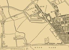 'Map of Paddington, in 1815', (c1876). Creator: Unknown.