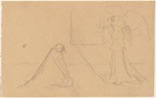 Study of Figures, 1890/1897. Creator: Charles Sprague Pearce.