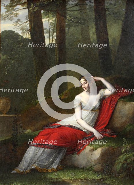  Portrait of Joséphine de Beauharnais, the first wife of Napoléon Bonaparte (1763-1814), 1805. Artist: Prud'hon, Pierre-Paul (1758-1823)