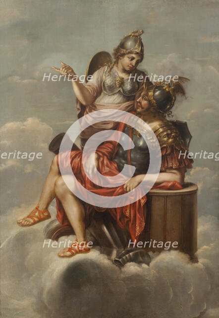 Mars and Minerva, c17th century. Creator: Unknown.