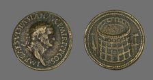 Coin Portraying Emperor Vespasian, 70. Creator: Unknown.