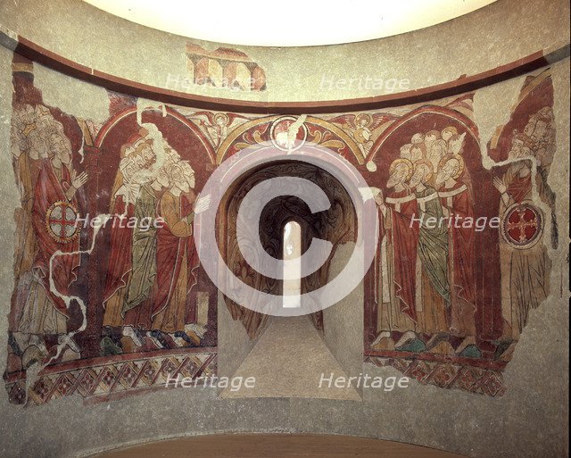 Wall Paintings from the Oriz Palace with Bible scenes.