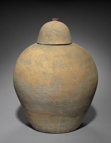 Burial Urn with Cover, 300s-500s. Creator: Unknown.