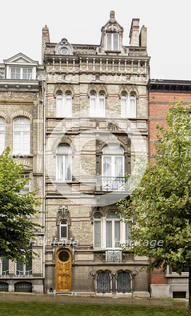 12 Avenue Jef Lambeaux, Brussels, Belgium, (1898), c2014-c2017. Artist: Alan John Ainsworth.