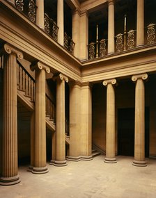 The Pillar Hall, Belsay Hall, Northumberland, c2000s(?). Artist: Unknown.