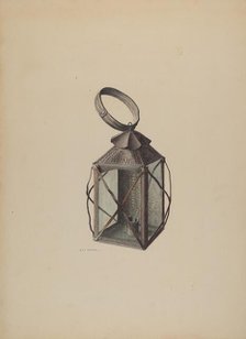 Lantern, c. 1938. Creator: Roy Weber.