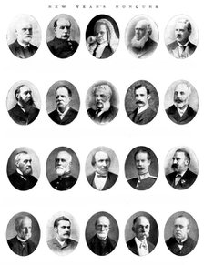 New Year's Honours, 1898. Creators: Elliott & Fry, Maull & Fox, Walery, John Jabez Edwin Mayall, Russell & Sons.