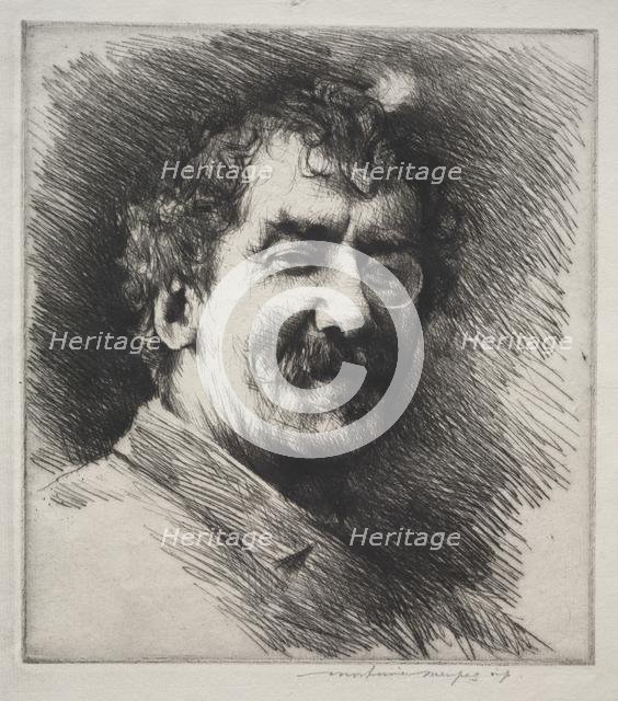 James MacNeill Whistler. Creator: Mortimer Menpes (British, 1860-1938).