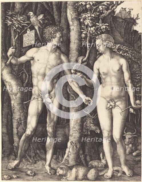 Adam and Eve, 1504. Creator: Albrecht Durer.
