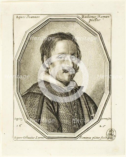 Giovanni Baglione, 1625. Creator: Ottavio Mario Leoni.