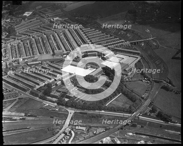 The Union Cotton Mills, Firth Shed and environs, Skipton, North Yorkshire, c1930s. Creator: Arthur William Hobart.
