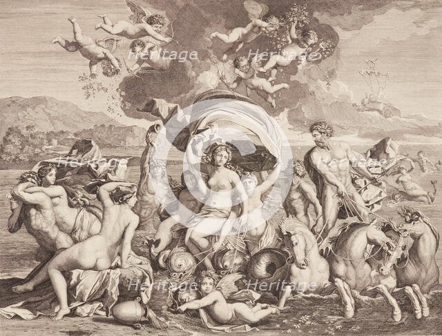 Triumph of Galatea, 17th century. Creator: Jean Pesne.