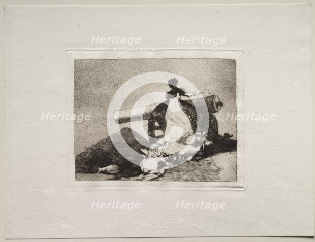 The Horrors of War: What Courage!. Creator: Francisco de Goya (Spanish, 1746-1828).