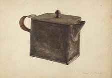 Teapot, 1935/1942. Creator: Daniel Fletcher.