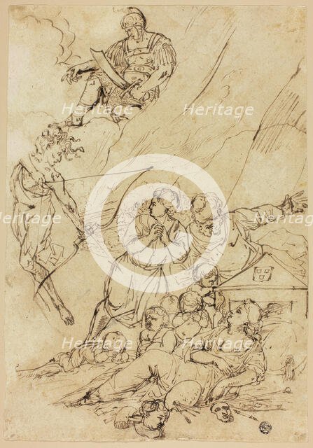 Mars Sending Gorgon to Slay the Arts, n.d. Creator: Unknown.