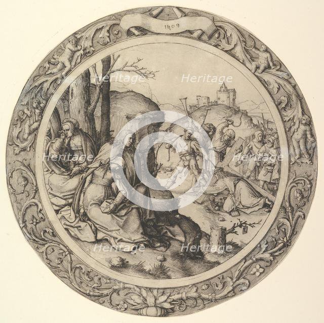 Christ Carrying the Cross, from the Circular Passion, 1509. Creator: Lucas van Leyden.
