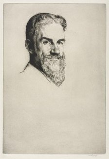 George Bernard Shaw, 1907. Creator: William Strang (British, 1859-1921).
