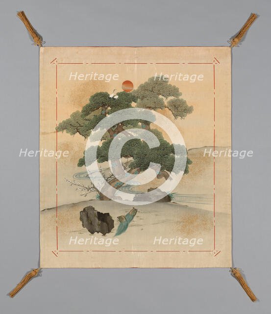 Fukusa (Gift Cover), Japan, early Meiji period (1868-1912), 1868/83. Creator: Unknown.