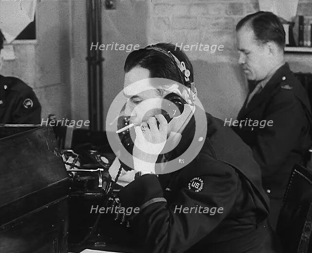 Journalists at Work, 1943. Creator: British Pathe Ltd.