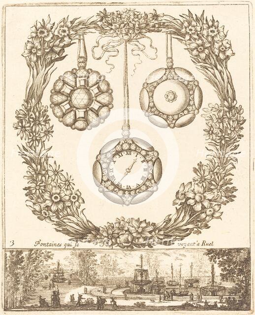 Fontaines qui se voyent a Ruel, probably 1665. Creator: François Le Febvre.