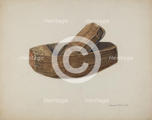 Smoothing Plane, 1940. Creator: Herman O. Stroh.