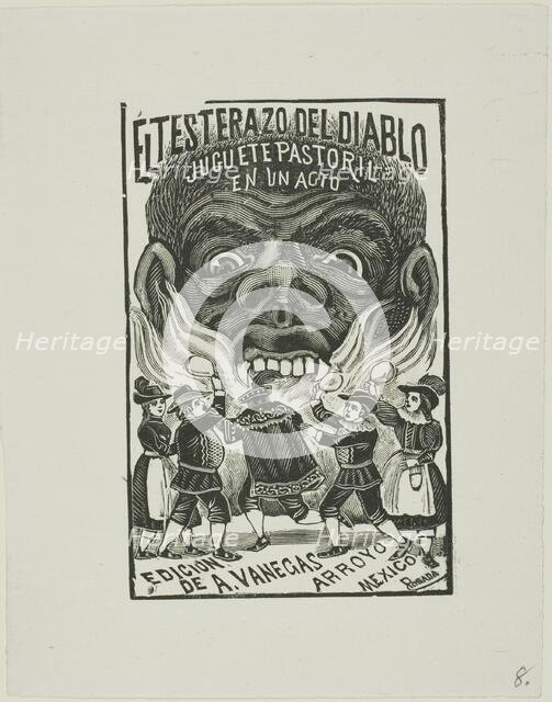 The Devil Butts With His Head, n.d. Creator: José Guadalupe Posada.