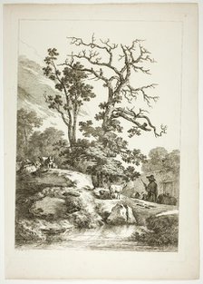Plate 23 of 38 from Oeuvres de J. B. Huet, 1796–99. Creator: Jean Baptiste Marie Huet.