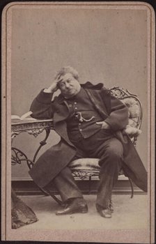 The author Alexandre Dumas père (1802-1870), ca 1868. Creator: Helm, Amand (1831-1893).