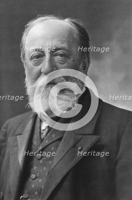Camille Saint-Saens (1835-1921), French composer, organist, conductor, and pianist of the Romanti Creator: Nadar.