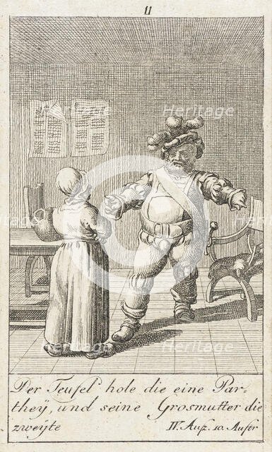 Plate 11 for Shakespeare's 'Macbeth', 1784. Creator: Daniel Nikolaus Chodowiecki.