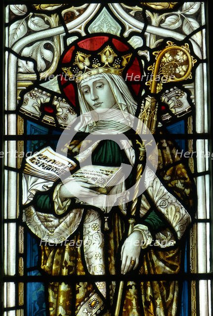 Saint Ethelburga. Creator: Unknown Master.