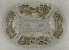 Sketch for the wedding hall of the town hall of Courbevoie: The Seasons (ceiling), 1884. Creator: Alexandre Seon.
