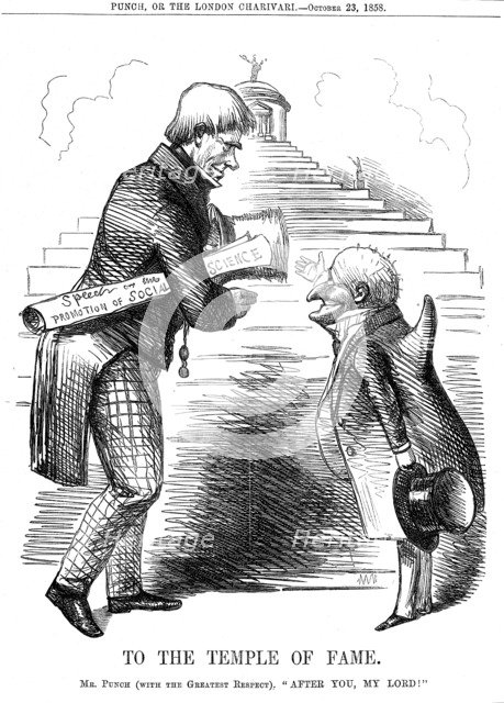 'To the Temple of Fame', 1858. Artist: Unknown