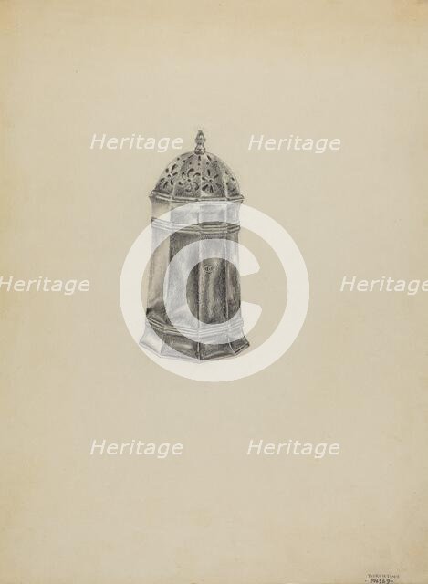 Silver Caster, c. 1936. Creator: John Tarantino.