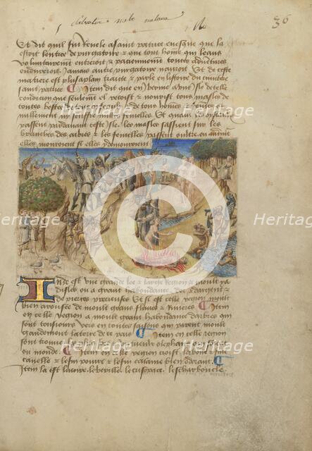 India; Livre des merveilles du monde (Book of the Marvels of the World), about 1460-1465. Creator: Master of the Geneva Boccaccio.