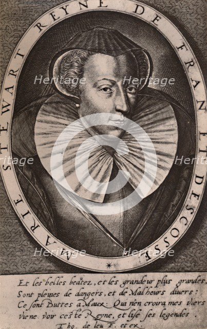 Mary, Queen of Scots, late 16th century (1894). Artist: Thomas de Leu.