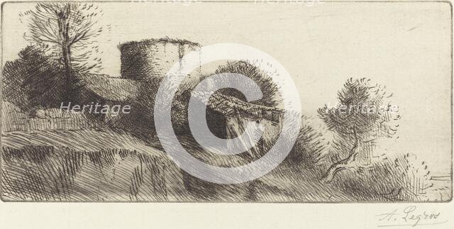 Pigeon Tower (La tour aux pigeons). Creator: Alphonse Legros.