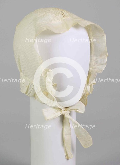 Cap, American, 1840-60. Creator: Unknown.