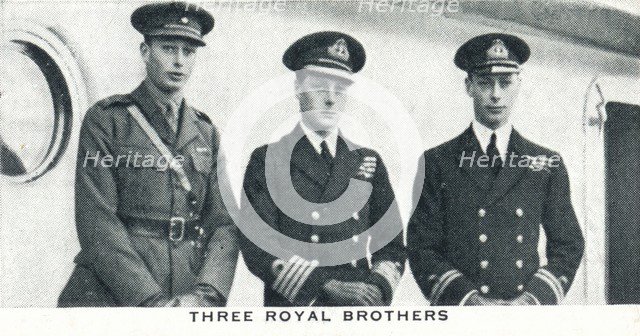 'Three Royal Brothers', 1920 (1937). Artist: Unknown.