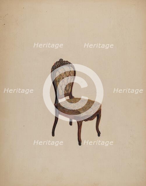 Side Chair, c. 1937. Creator: Edna C. Rex.