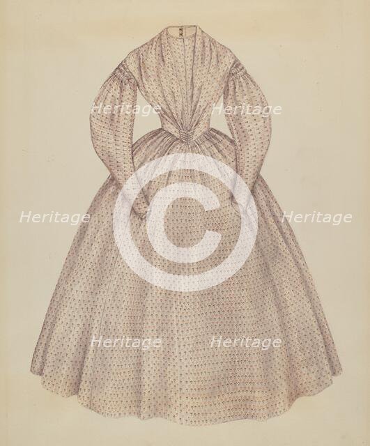 Dress, c. 1937. Creator: Melita Hofmann.