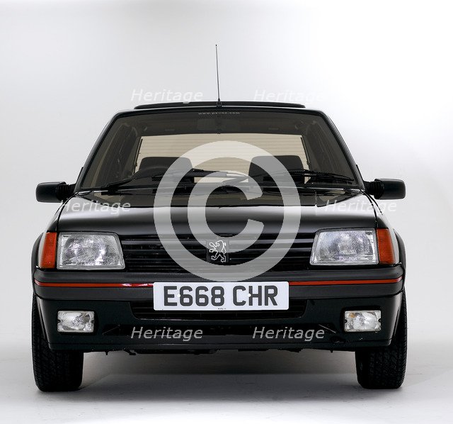 1987 Peugeot 205 GTI 1.6. Artist: Unknown.