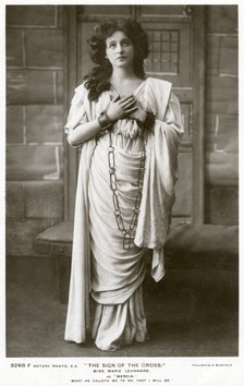 Marie Leonhard, actress, c1900s(?).Artist: Foulsham and Banfield