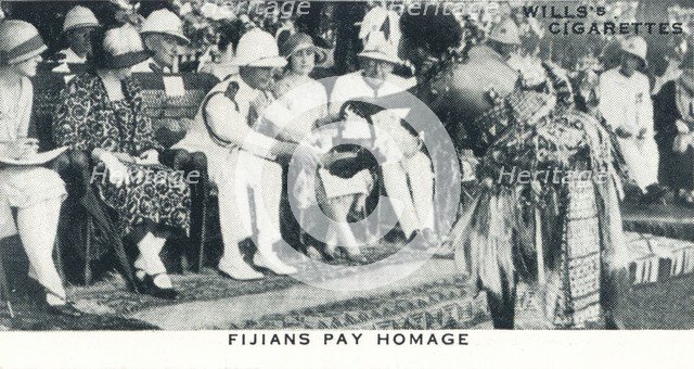 'Fijians Pay Homage', 1927 (1937). Creator: Unknown.