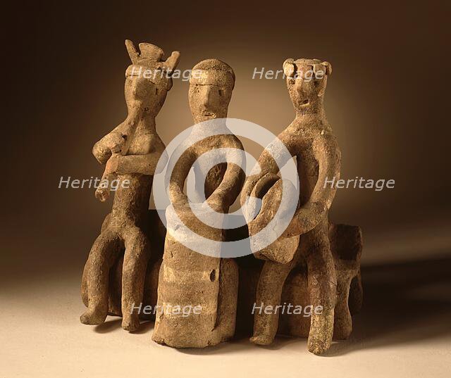 Musicians, 200 B.C.-A.D. 500. Creator: Unknown.