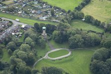 Observation tower in Locke Park, erected in memory of Phoebe Locke, Barnsley, 2023. Creator: Robyn Andrews.